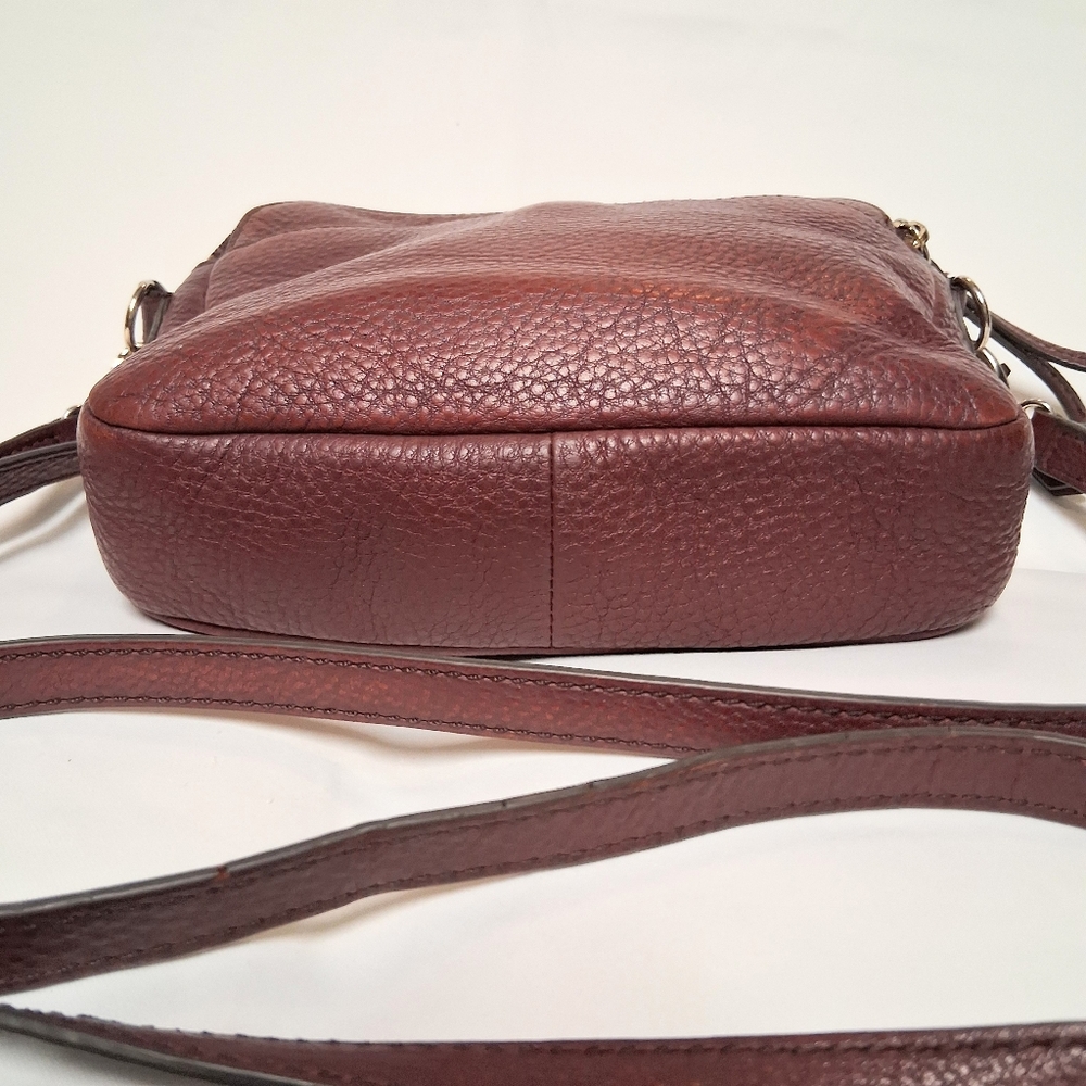 Fossil Brown Leather Crossbody Bag - Picture 4 of 10